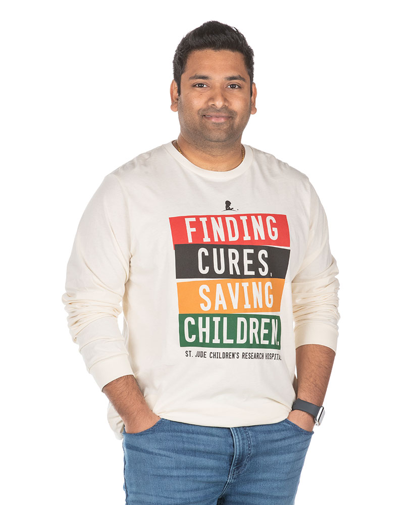 Unisex Finding Cures Stacked Bars Design T-Shirt